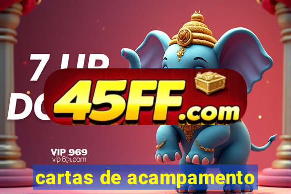 cartas de acampamento